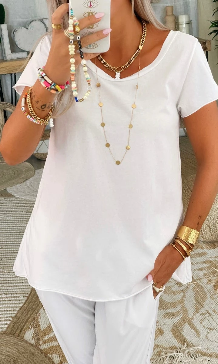 T-Shirt Quentin MC Blanc 9 T-Shirt Quentin MC Blanc – Image 7