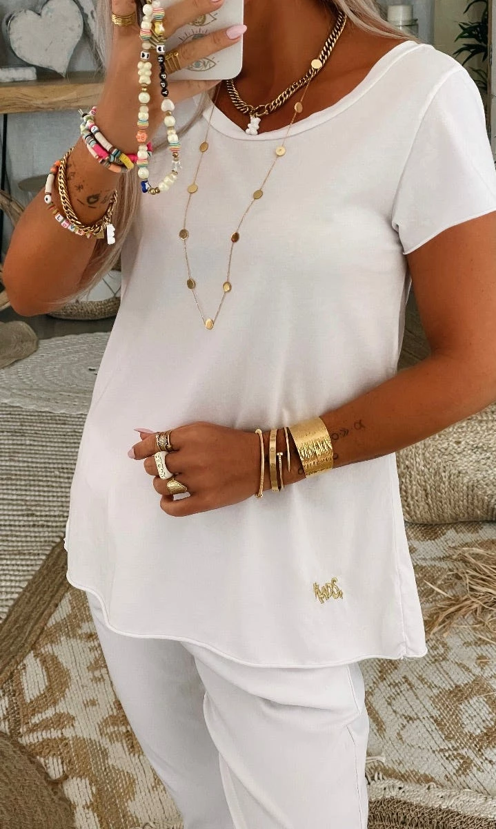 T-Shirt Quentin MC Blanc 4 T-Shirt Quentin MC Blanc – Image 2