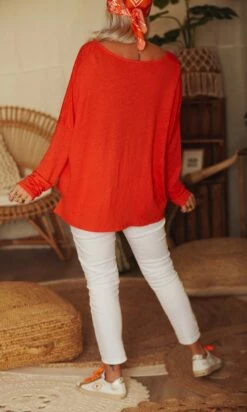 T-Shirt Gabin ML Loose Lin Orange -Vêtements Soldes 2024 37937a72 8456 467a 8b23 9429fc99ed22 facetune 21 01 2023 13 11 10