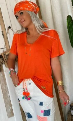 T-Shirt Basic Orange -Vêtements Soldes 2024 3d0b4df8 f533 4208 b9d4 d93a1b678b61