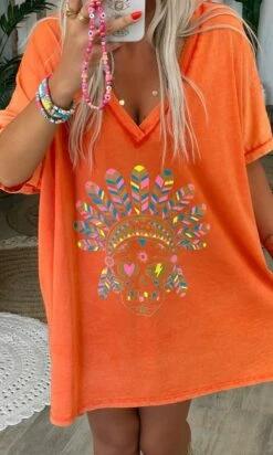 T-Shirt Iloé Oversize Orange Pluma Skull -Vêtements Soldes 2024 3d448053 fc9a 4377 b0aa a25b8bcb9634