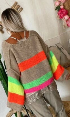 Pull Court Damien Oversize Taupe Peace Multicolor -Vêtements Soldes 2024 3ebbfd03 b250 4c73 8a9a 3aea0e89b081