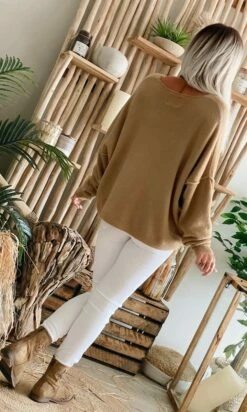 Pull Braxton Oversize Camel -Vêtements Soldes 2024 400bf483 4c2d 4d29 b4d9 fddc0a2b6426