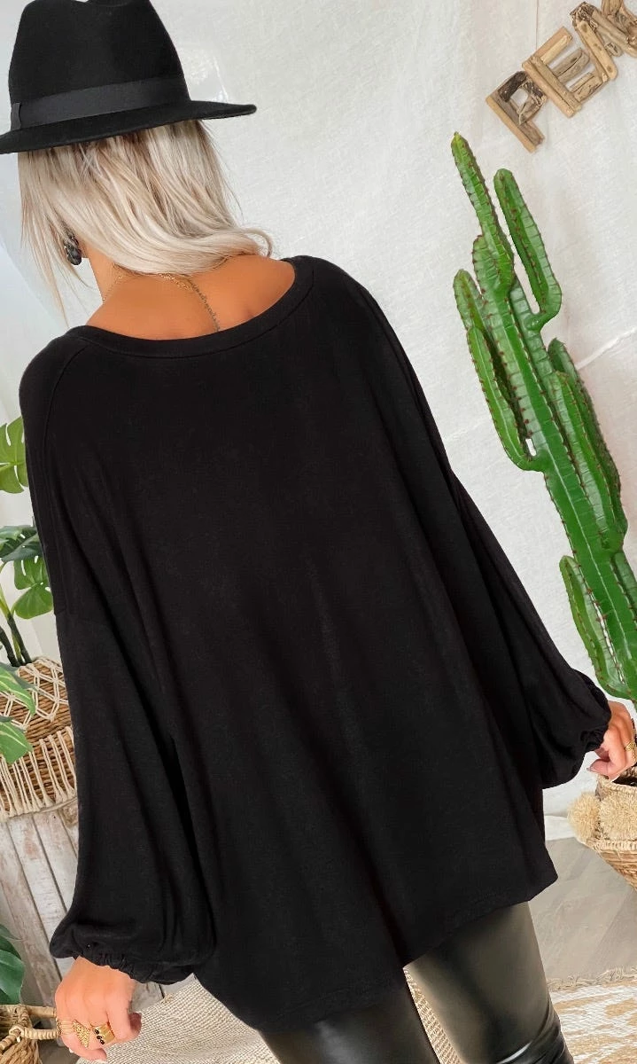 Pull Anthony Maille Doudou Noir 6 Pull Anthony Maille Doudou Noir – Image 4