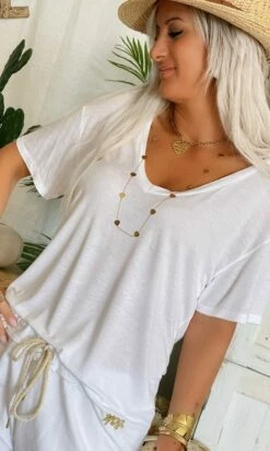T-Shirt Basic Blanc -Vêtements Soldes 2024 50143cec 3e8e 4153 828a 6a3da3f47908