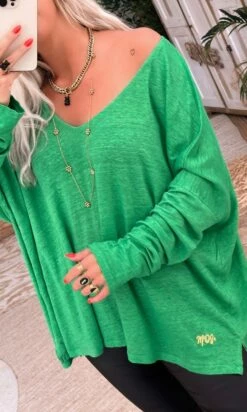 T-Shirt Gabin ML Loose Lin Vert Brésil -Vêtements Soldes 2024 5b392f05 5842 4336 ac78 2feab80a9bb8