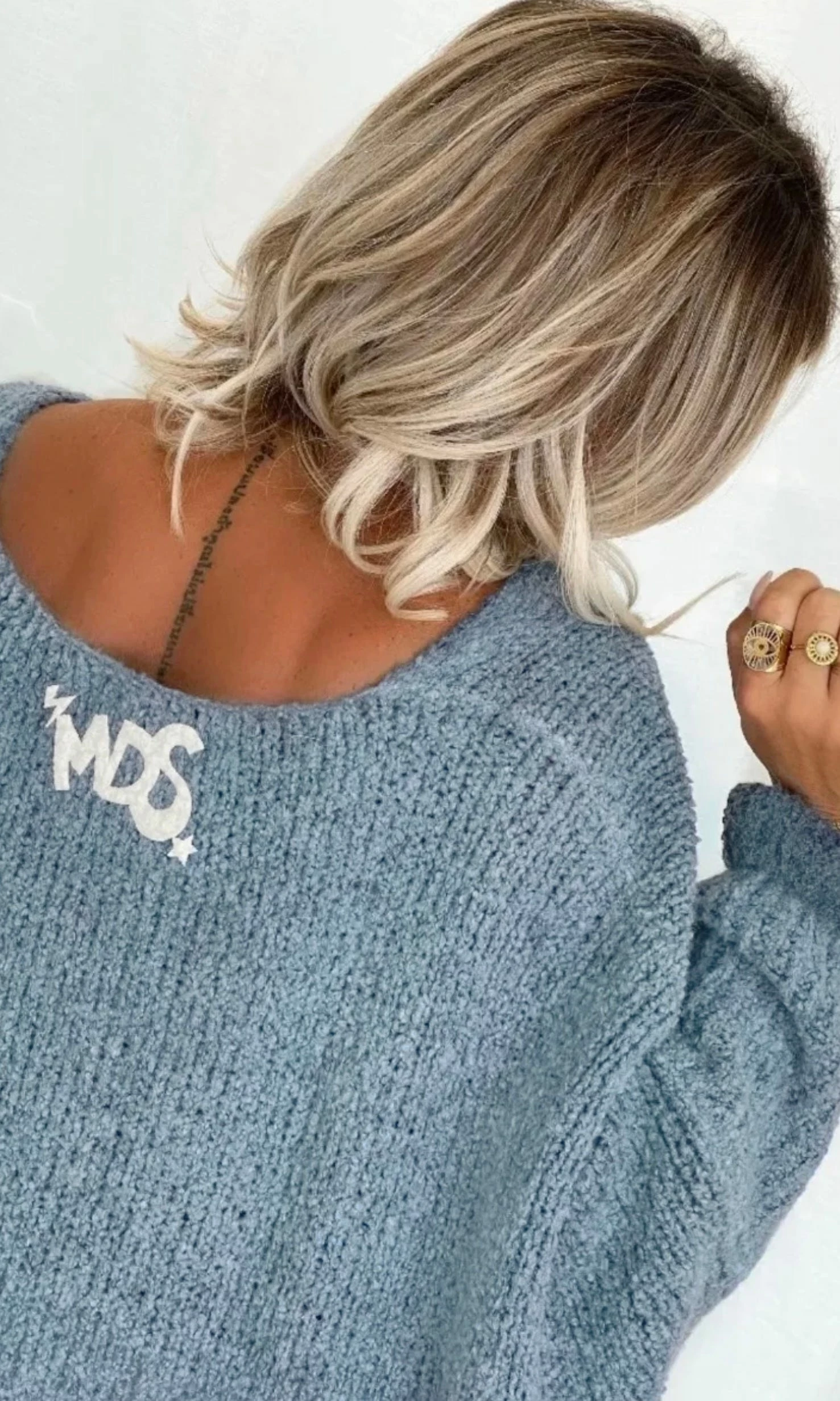 Pull Zack Oversize Bleu Made With Love 8 Pull Zack Oversize Bleu Made With Love – Image 6