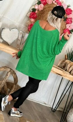T-Shirt Gabin ML Loose Lin Vert Brésil -Vêtements Soldes 2024 617c7017 e646 4069 bcc9 31c51f7b4019