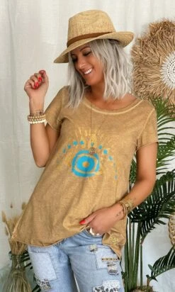 T-Shirt Quentin MC Camel Eye Shine -Vêtements Soldes 2024 8decd886 900d 47d7 a223 f72dee7ca8f1