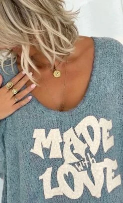 Pull Zack Oversize Bleu Made With Love