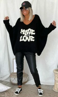 Pull Zack Oversize Noir Made With Love -Vêtements Soldes 2024 918e4ebb 3342 4733 984a 34b3d66fb47f
