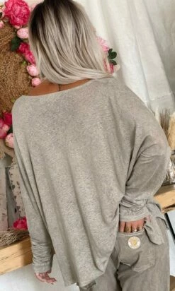 T-Shirt Gabin ML Loose Lin Taupe -Vêtements Soldes 2024 91b3c429 ce24 4bdc 8449 c3a214a30074
