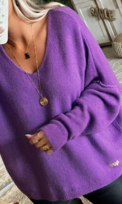 Pull Braxton Oversize Violet