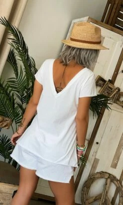 T-Shirt Quentin MC Blanc Eye Shine -Vêtements Soldes 2024 9a1d6adb 578c 4157 8445 c655941159a8