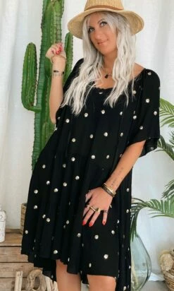 Petite Robe Valou MC Noir Pois Sequins -Vêtements Soldes 2024 a34db291 d2e8 4804 b730 91ac8c366510