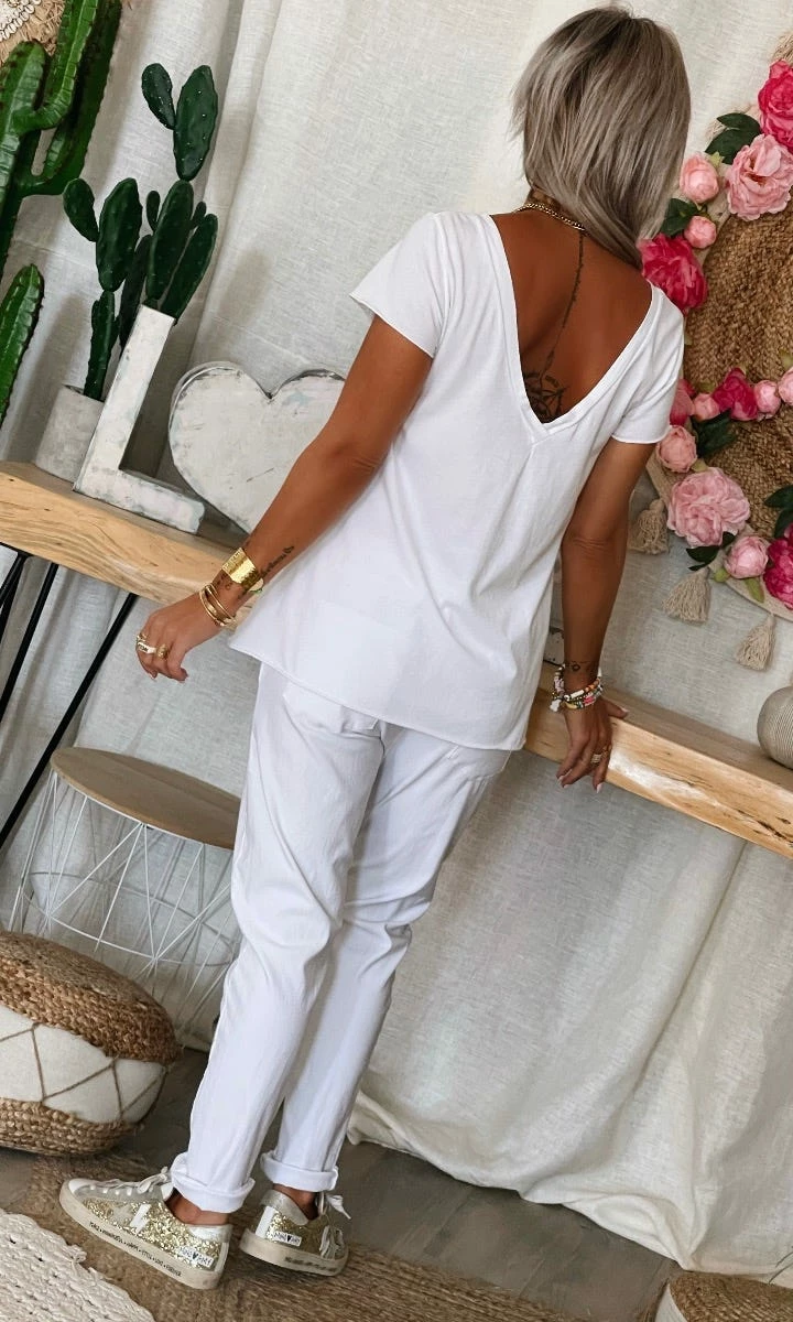 T-Shirt Quentin MC Blanc 8 T-Shirt Quentin MC Blanc – Image 6