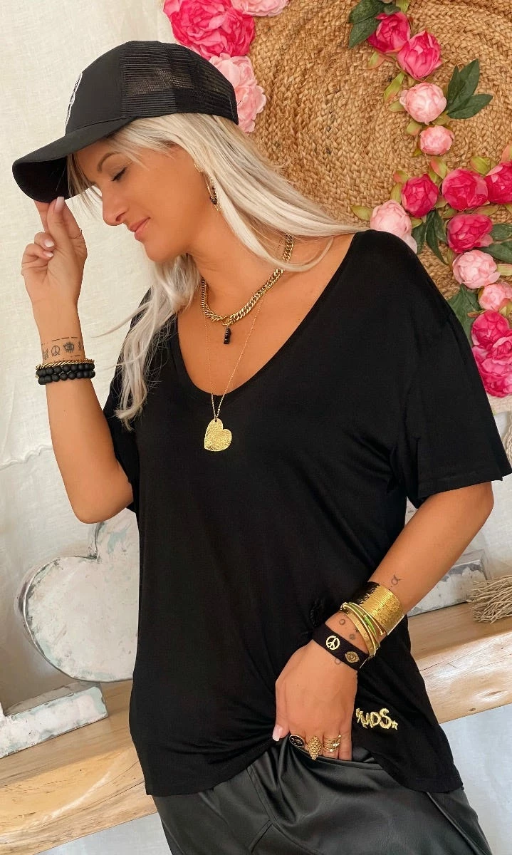 T-Shirt Basic Noir 4 T-Shirt Basic Noir – Image 2