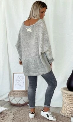 Pull Zack Oversize Gris Clair Made With Love -Vêtements Soldes 2024 a6d6c764 c2cc 423f 9a6c 8bfcfda2630b