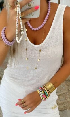 Débardeur Ancel Lin Blanc -Vêtements Soldes 2024 a7ba0dc8 cb29 4d6f aff9 334938542a1b