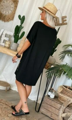 Petite Robe Solene Oversize Ultra-Light Noir -Vêtements Soldes 2024 b486b8aa 6f2d 4d0b 802a 0a253869f738