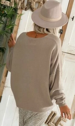 Pull Braxton Oversize Taupe -Vêtements Soldes 2024 b75eef00 d11a 4ded 956d ed3c9a296e68