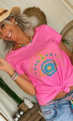 T-Shirt Quentin MC Rose Fluo Eye Shine -Vêtements Soldes 2024 c45a9408 84fe 4026 b66a e98a012c4b4f