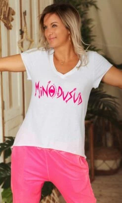 T-Shirt Magda Blanc MinoDuSud Rose Fluo 12 T-Shirt Magda Blanc MinoDuSud Rose Fluo -Vêtements Soldes 2024 c683f680 e29e 4dcf 9bfa 21e043505a0b