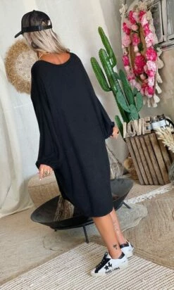 Petite Robe Anthony Maille Doudou Noir -Vêtements Soldes 2024 e39424a9 a9b9 4e13 87e7 77e35270d194