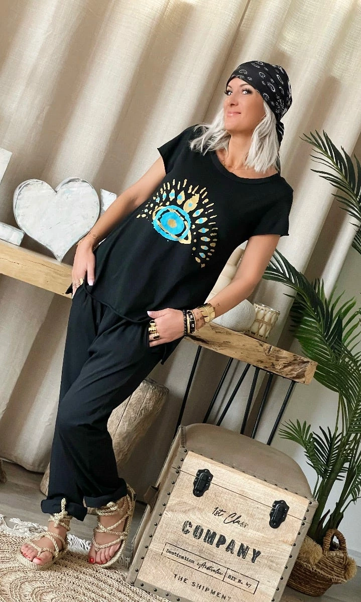 T-Shirt Quentin MC Noir Eye Shine 7 T-Shirt Quentin MC Noir Eye Shine – Image 5