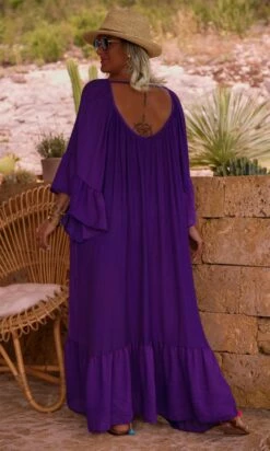 Robe De Plage Alizée Violet -Vêtements Soldes 2024 facetune 03 07 2023 14 33 54