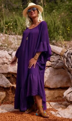 Robe De Plage Alizée Violet -Vêtements Soldes 2024 facetune 03 07 2023 14 36 21