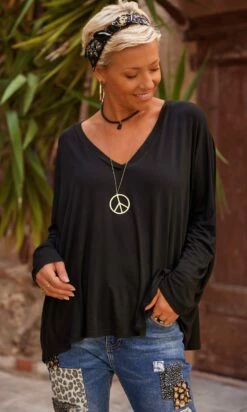 T-Shirt Essentiel Marius Oversize Noir