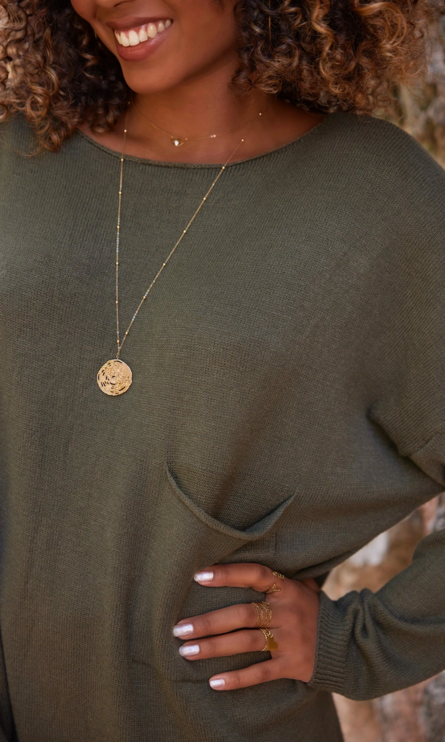 Pull Floyd Kaki 4 Pull Floyd Kaki – Image 2