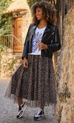 T-Shirt Magda Blanc The Best Skull Noir