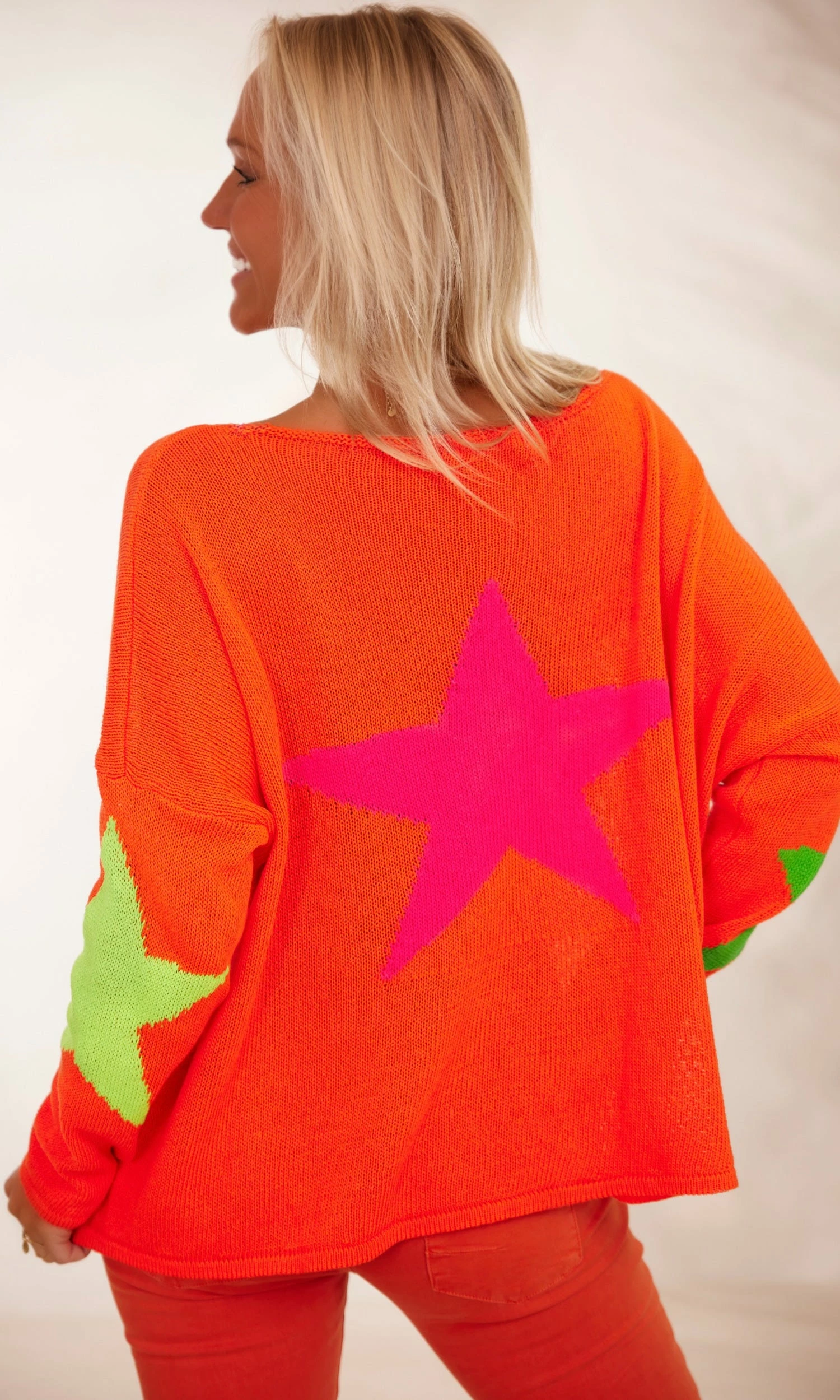 Pull Austin Orange Star Multicolor 4 Pull Austin Orange Star Multicolor – Image 2