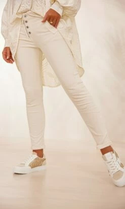 Pantalon Meryl Vanille
