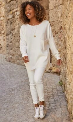 Pull Floyd Blanc Cassé