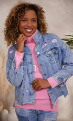 Pull Basic Col Roulé Rose Clair -Vêtements Soldes 2024 facetune 05 12 2023 16 03 39