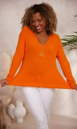 Pull Basic Col V Orange