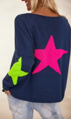 Pull Austin Bleu Marine Star Multicolor -Vêtements Soldes 2024 facetune 06 02 2024 09 12 35