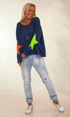 Pull Austin Bleu Marine Star Multicolor -Vêtements Soldes 2024 facetune 06 02 2024 09 27 16