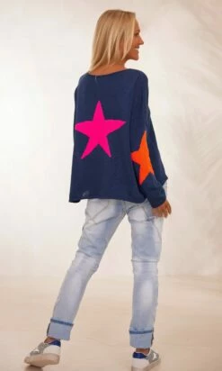 Pull Austin Bleu Marine Star Multicolor -Vêtements Soldes 2024 facetune 06 02 2024 09 40 08