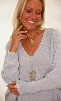 Pull Nestor Petite Maille Gris -Vêtements Soldes 2024 facetune 06 02 2024 10 11 00