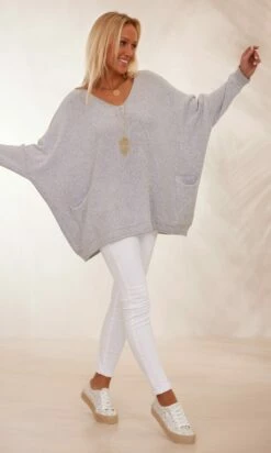 Pull Nestor Petite Maille Gris -Vêtements Soldes 2024 facetune 06 02 2024 10 17 57