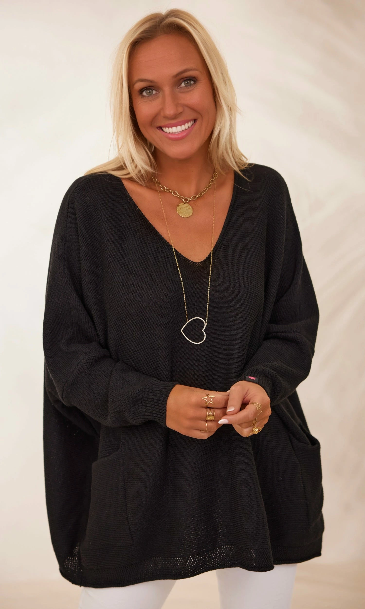 Pull Nestor Petite Maille Noir 3 Pull Nestor Petite Maille Noir