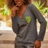 T-Shirt Magda ML Gris Anthracite Heart Joy Jaune Fluo -Vêtements Soldes 2024 facetune 06 09 2023 15 12 56