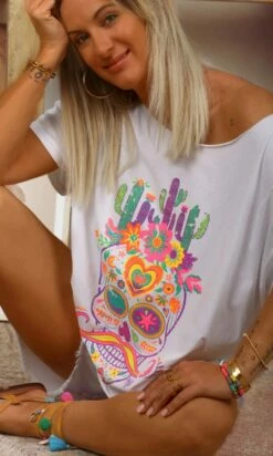 T-Shirt Solene Oversize Blanc Cactus Skull -Vêtements Soldes 2024 facetune 06 11 2023 12 26 21