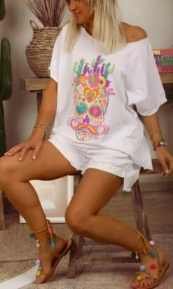 T-Shirt Solene Oversize Blanc Cactus Skull -Vêtements Soldes 2024 facetune 06 11 2023 12 32 36
