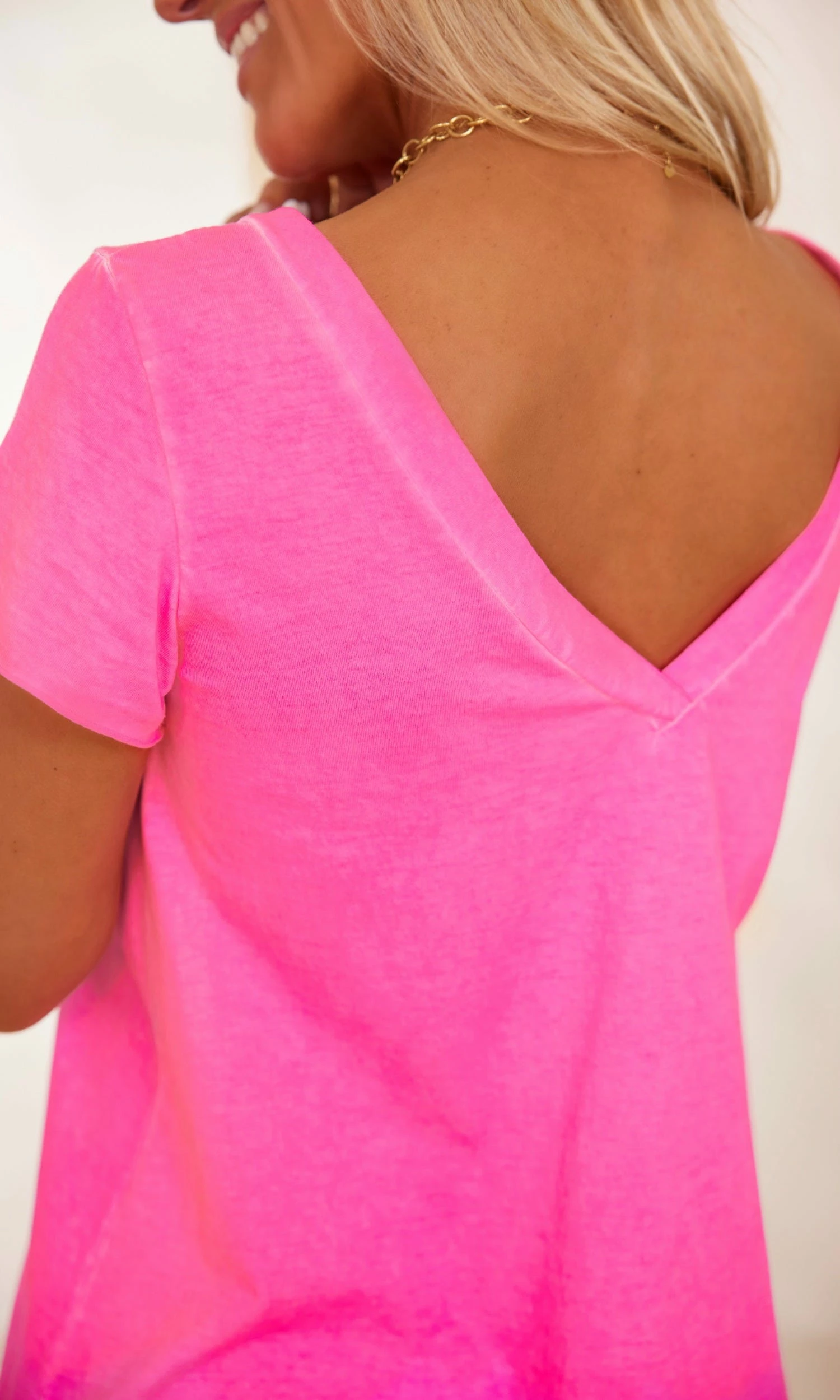 T-Shirt Quentin MC Rose Fluo 4 T-Shirt Quentin MC Rose Fluo – Image 2