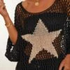 Pull Phill Noir Maille Filet Star Or 2 Pull Phill Noir Maille Filet Star Or -Vêtements Soldes 2024 facetune 07 02 2024 12 46 48